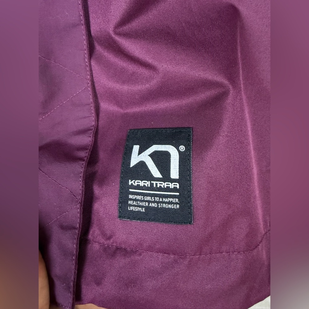 Kari Traa Molster Jacket Plum Hooded Women’s M - Picture 2 of 13